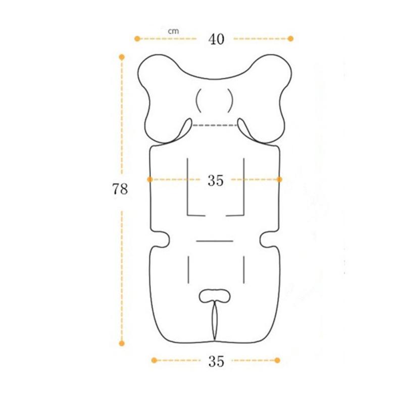 Printed Pram Liners Stroller Pads